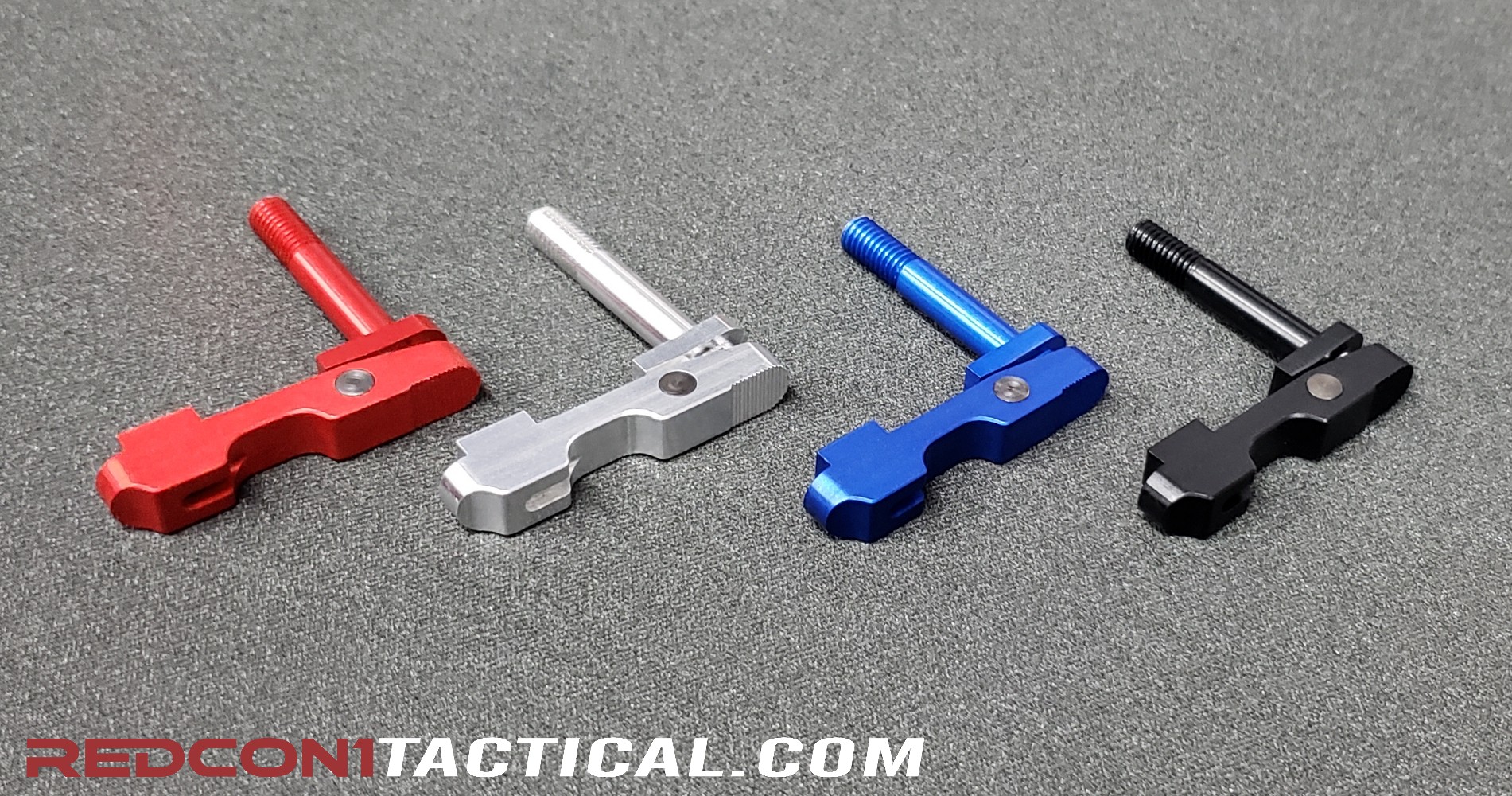 R1 Tactical Aluminum Ambidextrous Magazine Release Anodized Red Silver Blue Black