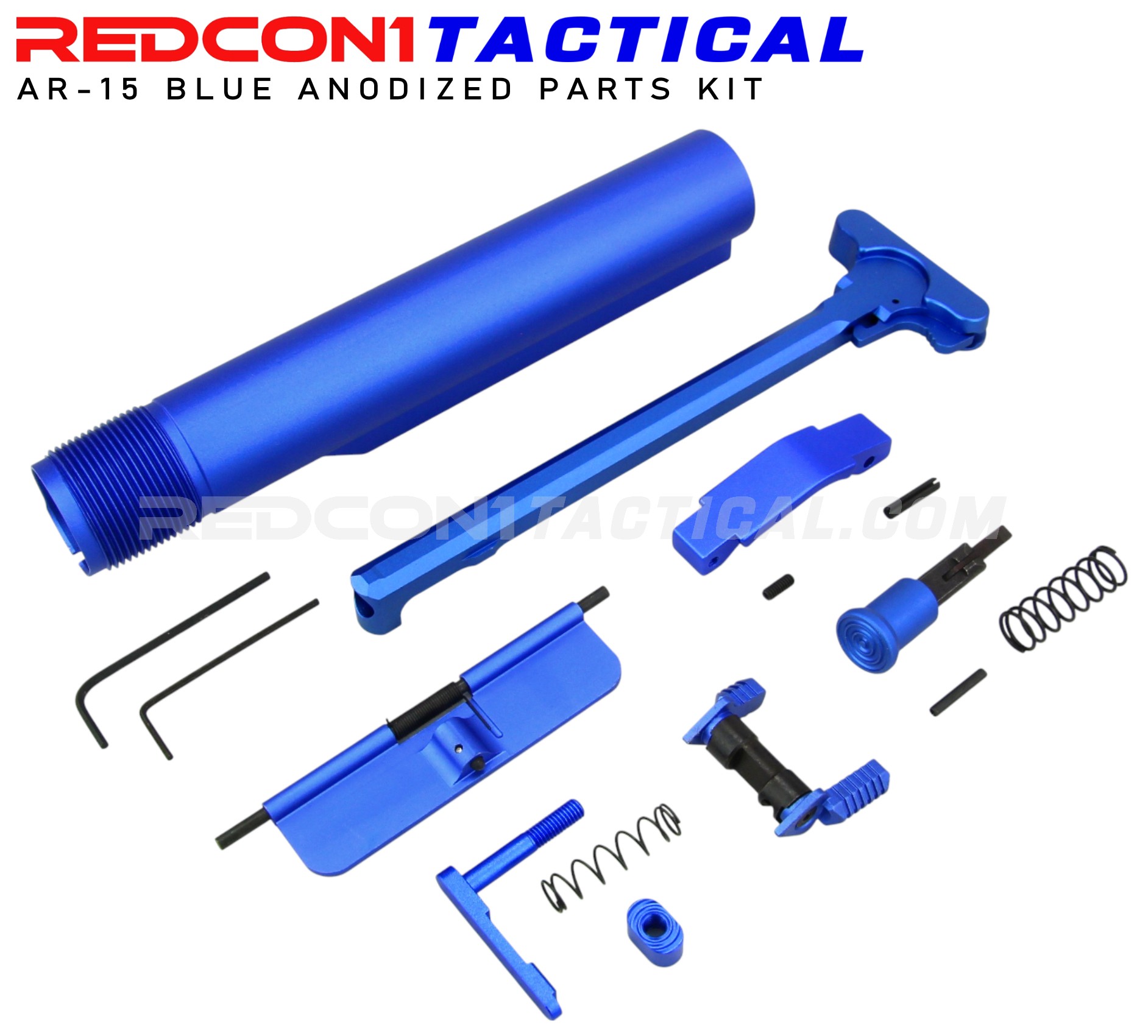 R1 Tactical AR-15 Anodized Parts Kit - Blue | Redcon1 Tactical LLC
