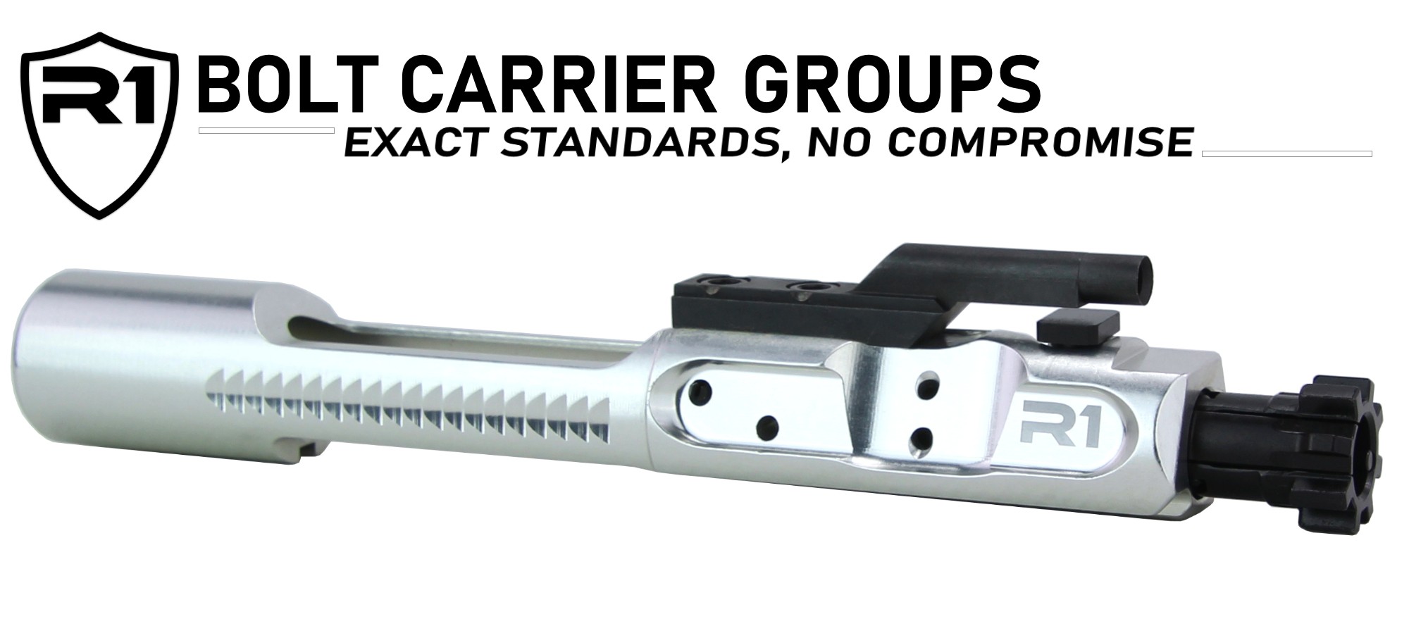 R1 Tactical AR-15 Aluminum Bolt Carrier Group - Anodized Silver | Redcon1 Tactical