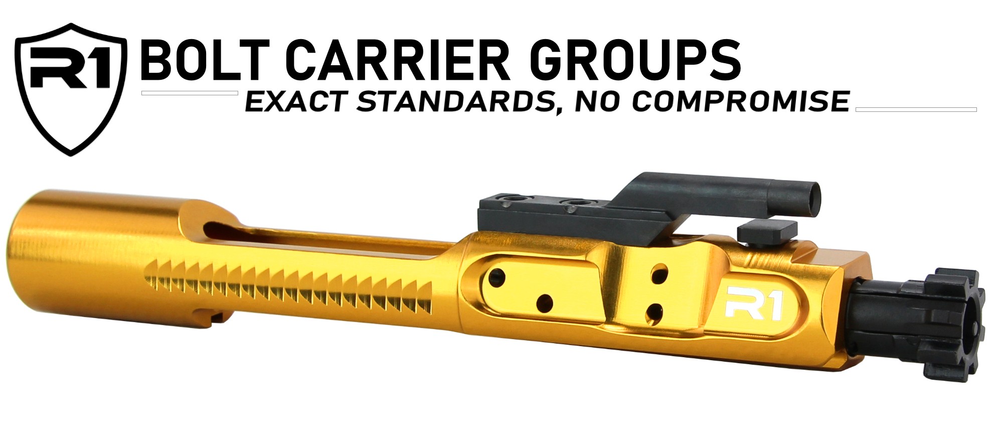 R1 Tactical AR-15 Aluminum Bolt Carrier Group - Anodized Gold | Redcon1 Tactical