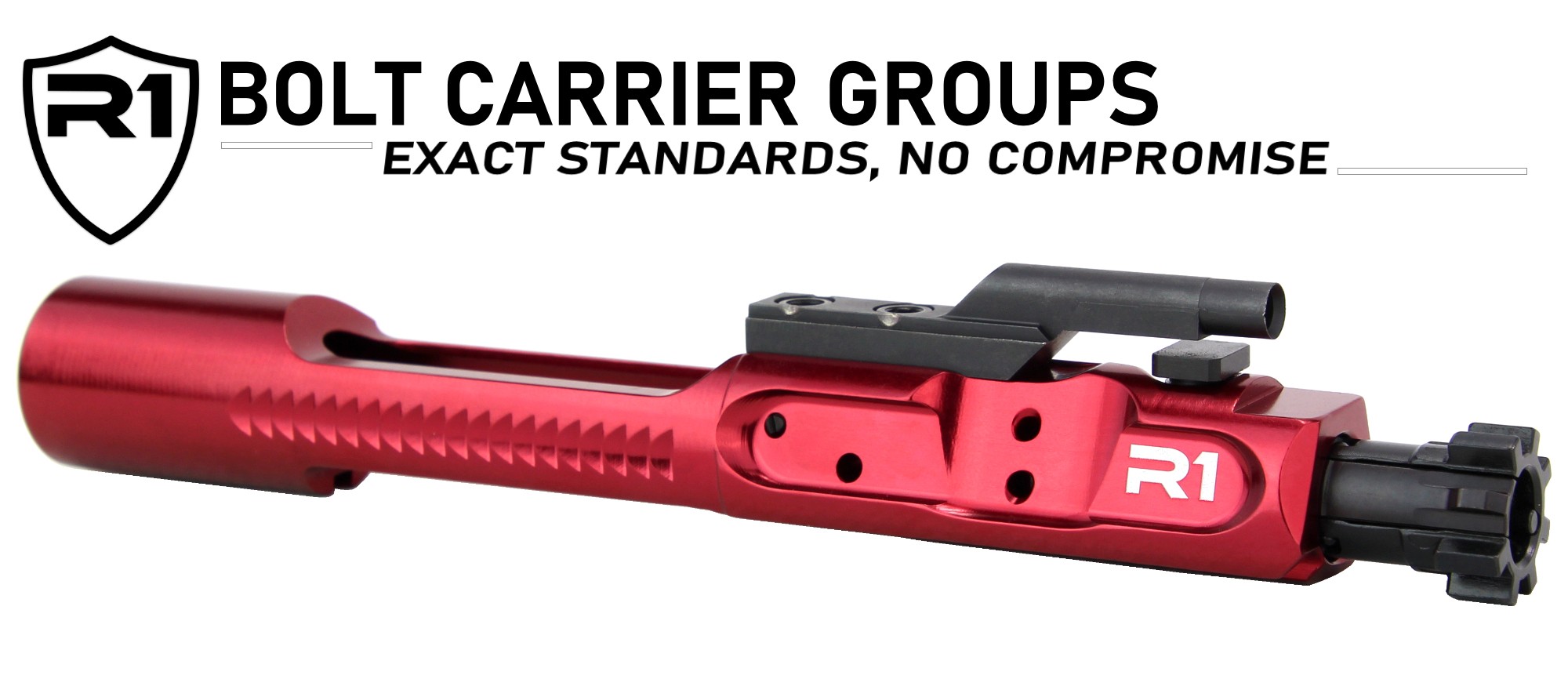 R1 Tactical AR-15 Aluminum Bolt Carrier Group - Anodized Red | Redcon1 Tactical