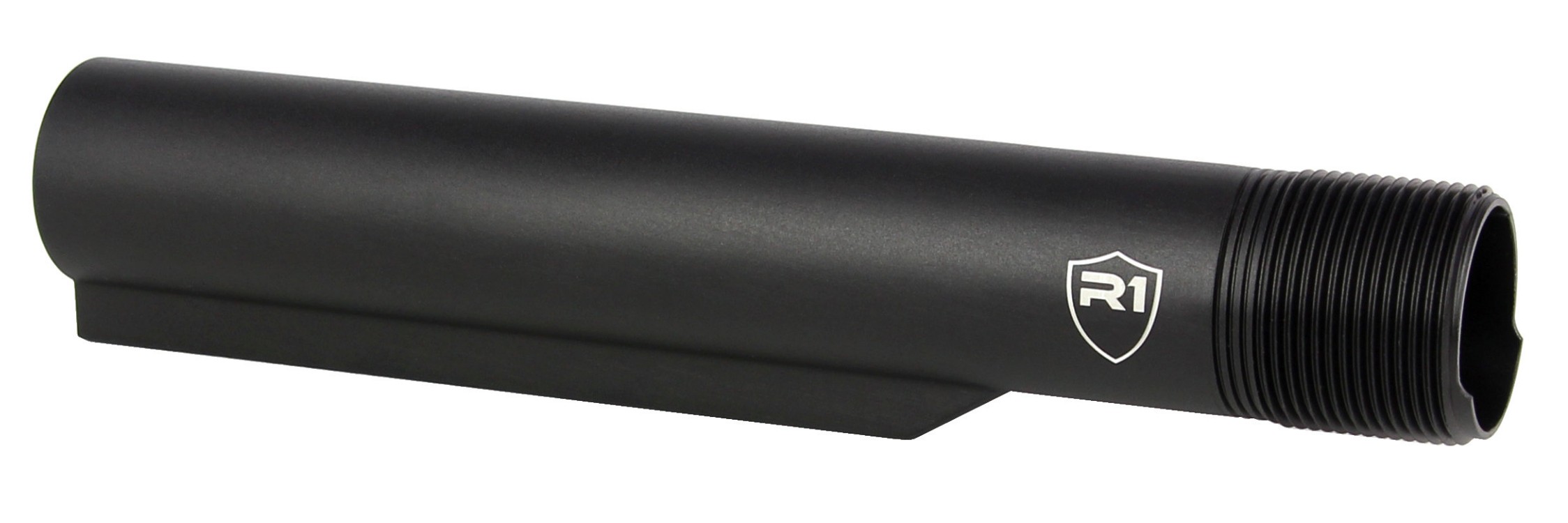 R1 Tactical Mil-Spec Buffer Tube Extension Black Anodized (R1 Shield) - Redcon1 Tactical