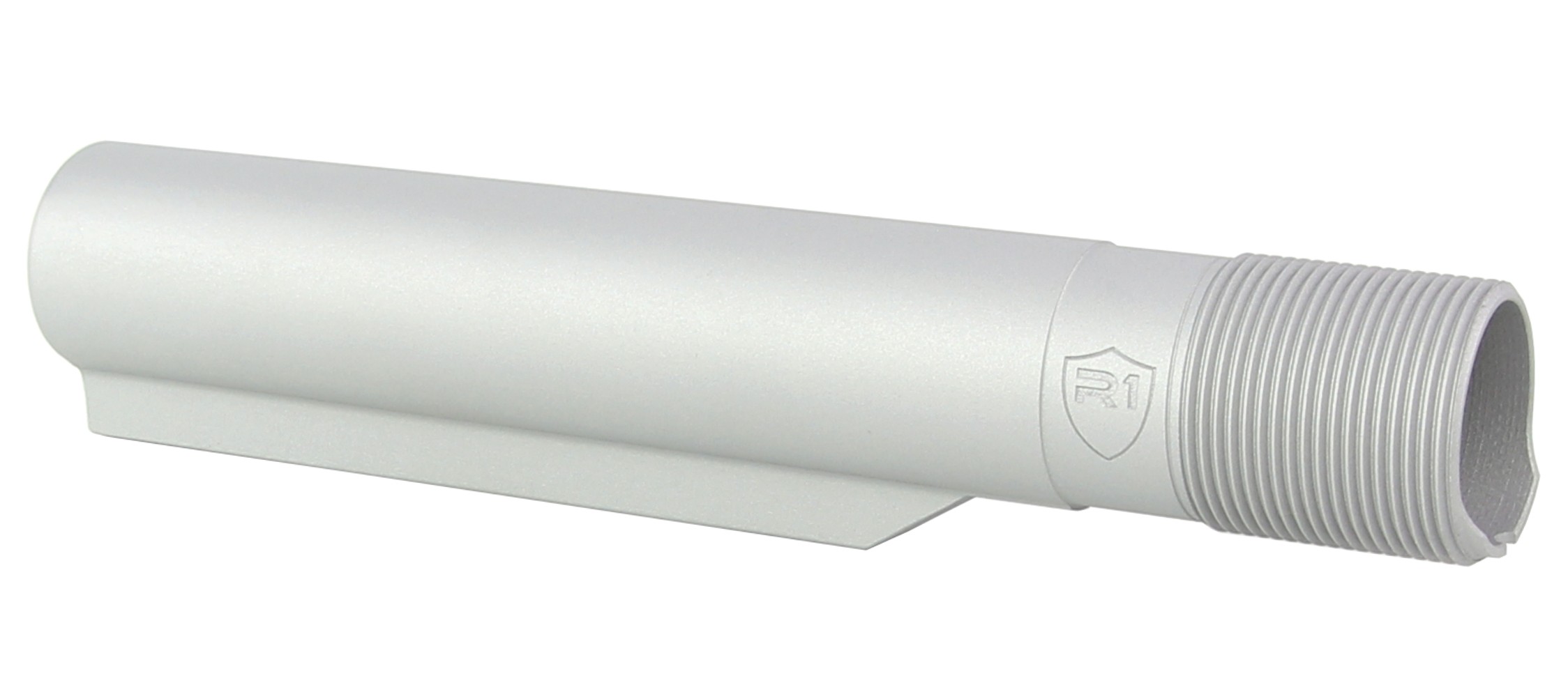 R1 Tactical Mil-Spec Buffer Tube Extension Silver Cerakote (R1 Shield) - Redcon1 Tactical