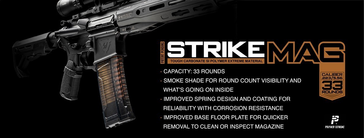 Strike Industries Strike AR-15 Magazine (32+ Rounds) - Smoke | R1 Tactical