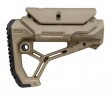 FAB Defense GL-CORE CP AR15/M4 Buttstock with Adjustable Cheek-Rest - FDE