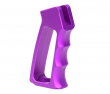 Guntec USA Ultralight Series Skeletonized Aluminum Pistol Grip (Gen 2) - Anodized Purple