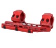 Leapers UTG ACCU-SYNC 1" High Profile 50mm Offset Scope Mount - Red
