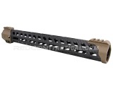 Timber Creek AR-15 15" Carbon Fiber Enforcer M-LOK Hand Guard - FDE