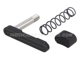 2A Armament AR Grooved Magazine Catch Assembly G1 - Black