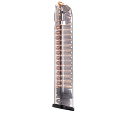 ETS Translucent 31-round (9mm) Magazine for Glock 17 - Clear