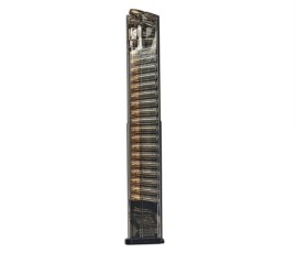 ETS Translucent 40 round (9mm) Magazine fits Glock 17, 18, 19, 26, 34, 45
