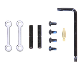 Guntec USA AR-15 Anti-Rotational Trigger/Hammer Pin Set - Chrome