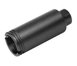 Guntec USA AR-15 Slim Line Cone Flash Can - Anodized Black