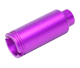 Guntec USA AR-15 Slim Line Cone Flash Can - Anodized Purple