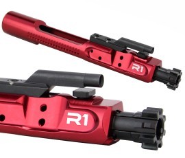 R1 Tactical AR-15 Aluminum Bolt Carrier Group - Anodized Red