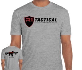 R1 Tactical SBR Logo T-Shirt - Grey