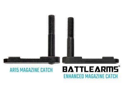 Battle Arms Development AR-15 Cast Enhanced Magazine Catch (BAD-EMC) - Black
