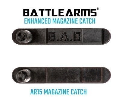 Battle Arms Development AR-15 Cast Enhanced Magazine Catch (BAD-EMC) - Black