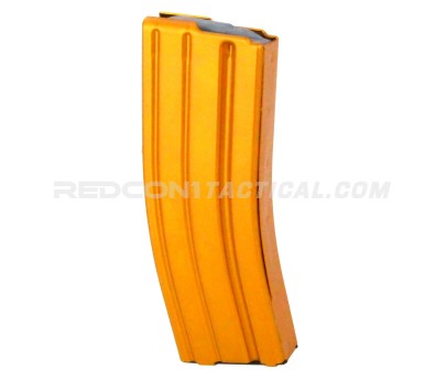 Guntec USA AR 5.56 Aluminum 30-round Magazine with Anti-Tilt Follower - Anodized Orange