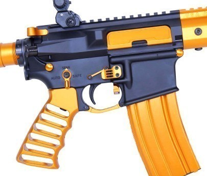 Guntec USA AR 5.56 Extended Takedown Pin Set (Gen 2) - Anodized Orange