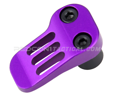 Guntec USA AR-15 / AR-308 Extended Mag Catch Paddle Release - Anodized Purple