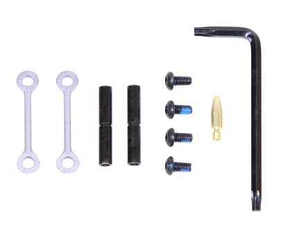 Guntec USA AR-15 Anti-Rotational Trigger/Hammer Pin Set - Anodized Clear
