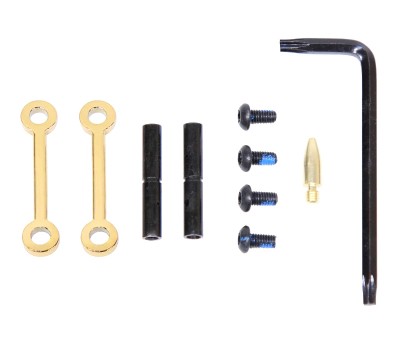 Guntec USA AR-15 Anti-Rotational Trigger/Hammer Pin Set - Gold Plated