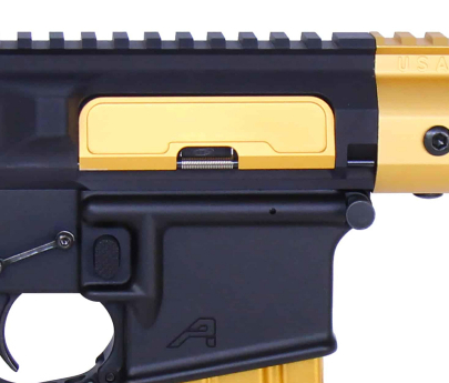 Guntec USA AR-15 Ejection Port Dust Cover Assembly Gen 3 - Anodized Gold