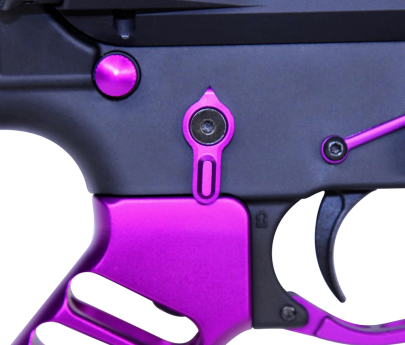 Guntec USA AR-15 Multi Degree Short Throw Ambi Safety - Anodized Purple