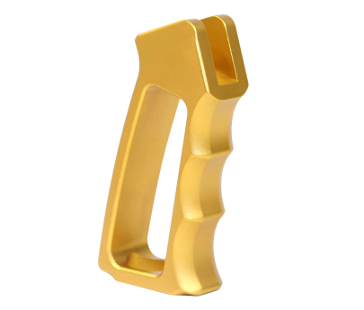 Guntec USA Ultralight Series Skeletonized Aluminum Pistol Grip (Gen 2) - Anodized Gold