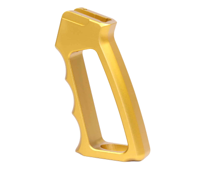 Guntec USA Ultralight Series Skeletonized Aluminum Pistol Grip (Gen 2) - Anodized Gold