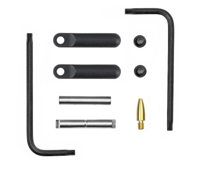 KNS Precision Black 154 Non-Rotating Anti-Walk Pins with Gen 2 Mod 2 Side Plates 