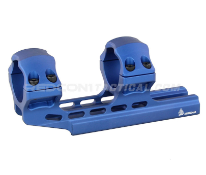 Leapers UTG ACCU-SYNC 30mm High Profile 34mm Offset Scope Mount - Blue