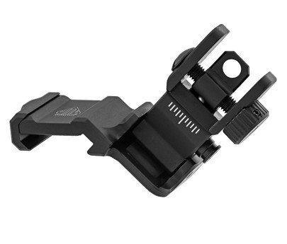Leapers UTG ACCU-SYNC 45-Degree Angle Flip Up Rear Sight - Black
