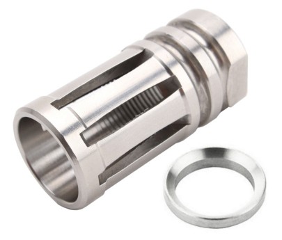 R1 Tactical AR-308 A2 Birdcage Flash Hider - Stainless Steel