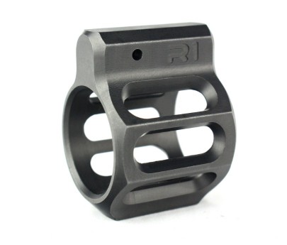 R1 Tactical LVG Low Profile Gas Block 416 Stainless .750 - Black Nitride