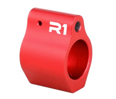 R1 Tactical Aluminum Low Profile Gas Block .750 - Red
