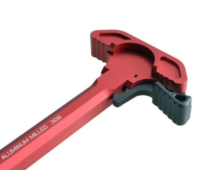 Strike Industries Charging Handle with Extended Latch Red Line