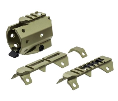 Strike Industries GRIDLOK Sights and Rail Attachment - FDE