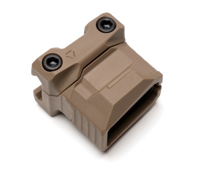 Strike Industries Stacked Angled Grip with Cable Management System (Picatinny) - FDE