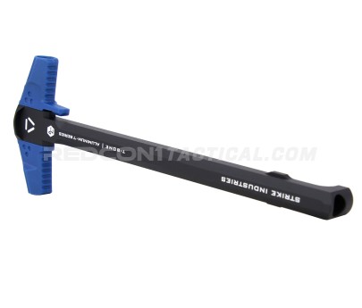 Strike Industries T-Bone Charging Handle for .223/5.56 - Black/Blue