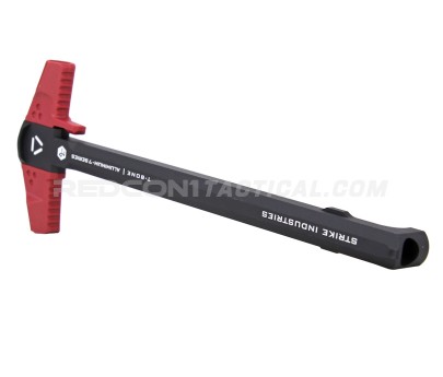 Strike Industries T-Bone Charging Handle for .223/5.56 - Black/Red