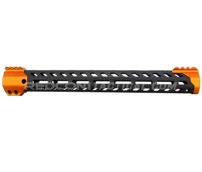 Timber Creek AR-15 15" Carbon Fiber Enforcer M-LOK Hand Guard - Orange