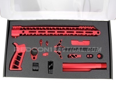 Timber Creek AR-15 Enforcer Complete Build Kit - Red