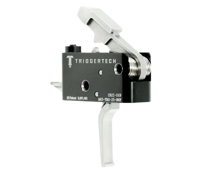 TriggerTech Adaptable AR Primary Trigger 2-Stage Adjustable 2.5 - 5.0 lb - Stainless Flat