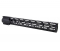 Guntec USA 15" AIR-LOK Series M-LOK Compression Free Floating Handguard Monolithic Top Rail (Gen 2) - Anodized Black