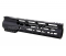 Guntec USA 9" AIR-LOK Series M-LOK Compression Free Floating Handguard Monolithic Top Rail (Gen 2) - Anodized Black