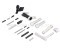 Guntec USA AR-15 Builders Kit With Ambi Safety - Anodized Clear