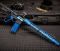 Guntec USA AR-15 Micro Slip Over Barrel Shroud With Multi-Port Muzzle Brake - Anodized Blue