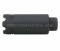 Guntec USA AR-10 Slim Line Trident Flash Can with Glass Breaker - Anodized Black